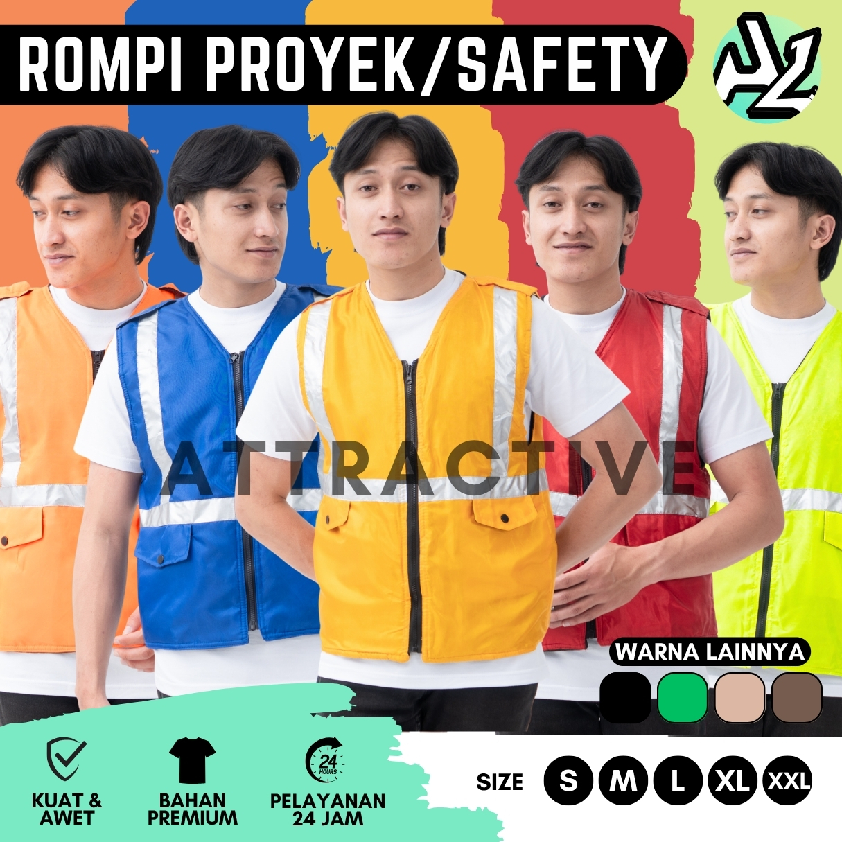 ROMPI SAFETY/LAPANGAN/PROYEK TERSEDIA BERBAGAI WARNA BISA GROSIR