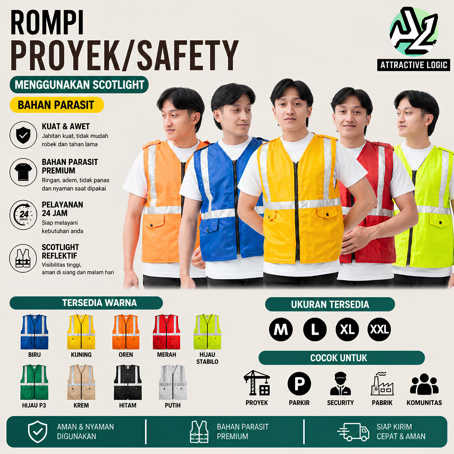 ROMPI SAFETY/LAPANGAN/PROYEK TERSEDIA BERBAGAI WARNA BISA GROSIR